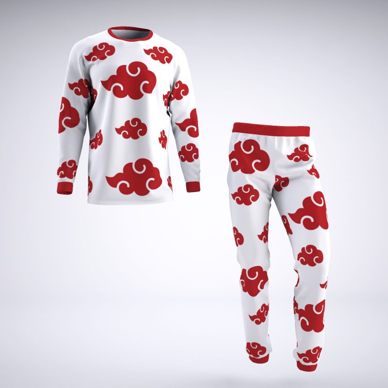 Akatsuki White Naruto Pajamas