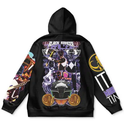 Black Ranger Mighty Morphin Power Rangers Streetwear Hoodie