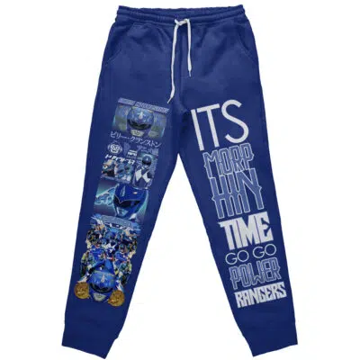 Blue Ranger Mighty Morphin Power Rangers Streetwear Sweatpants