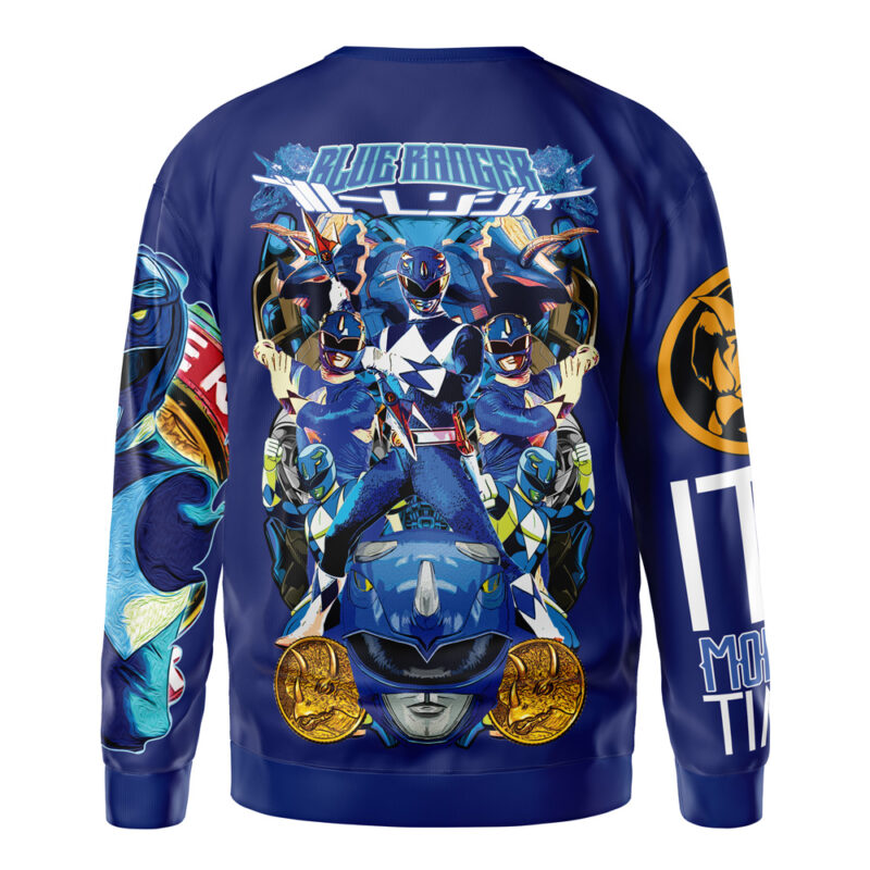 Blue Ranger Mighty Morphin Power Rangers Streetwear Sweatshirt