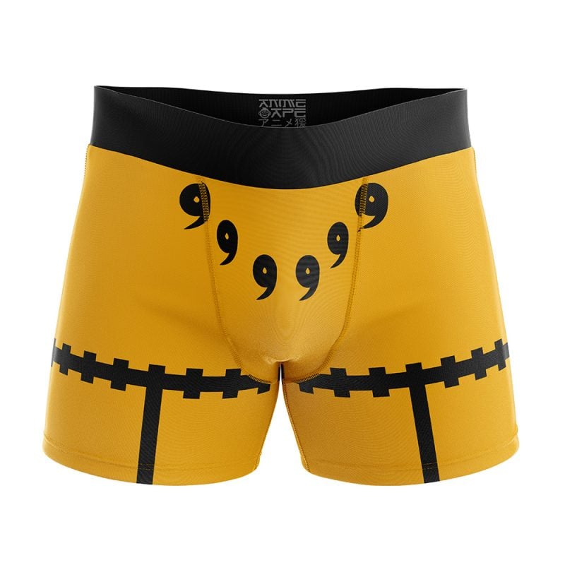 Nine-Tails Chakra Mode Naruto Boxer Briefs Men's Underwear