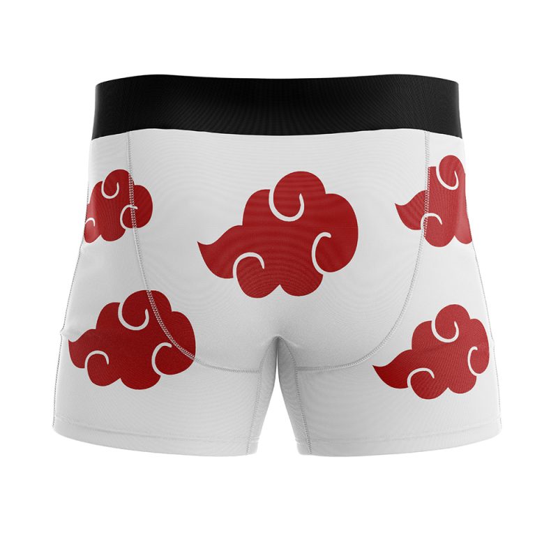 Akatsuki White Pattern  Boxer Briefs Men's Underwear - Image 3