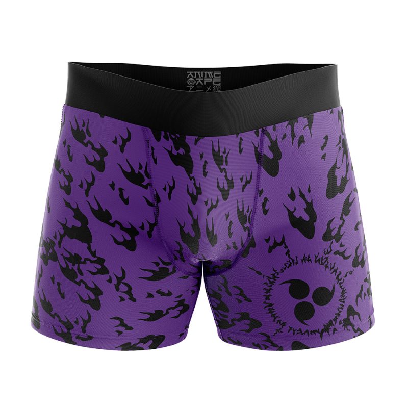 Curse Mark Pattern Naruto Boxer Briefs Men's Underwear