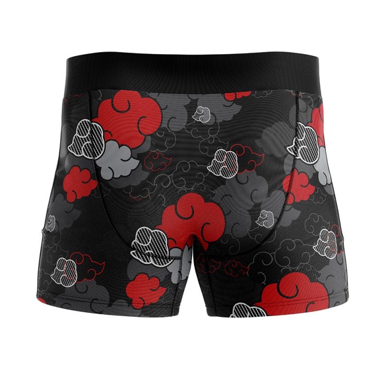Akatsuki Black Aloha Pattern  Boxer Briefs Men's Underwear - Image 3