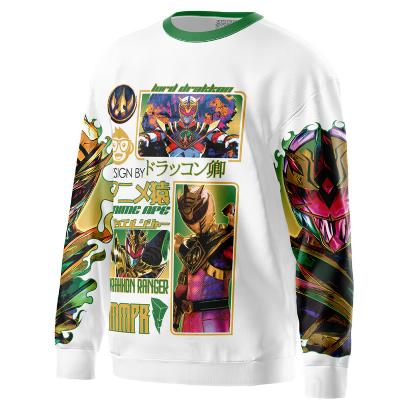 Lord Drakkon Mighty Morphin Power Rangers Streetwear Sweatshirt - Image 3