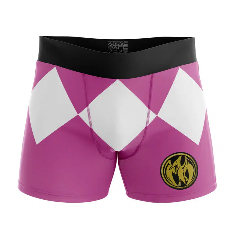 Pink Ranger Mighty Morphin Power Rangers Boxer Briefs Men's Underwear