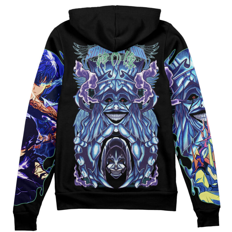 Statue of God Solo Leveling Streetwear Zip Hoodie Jacket