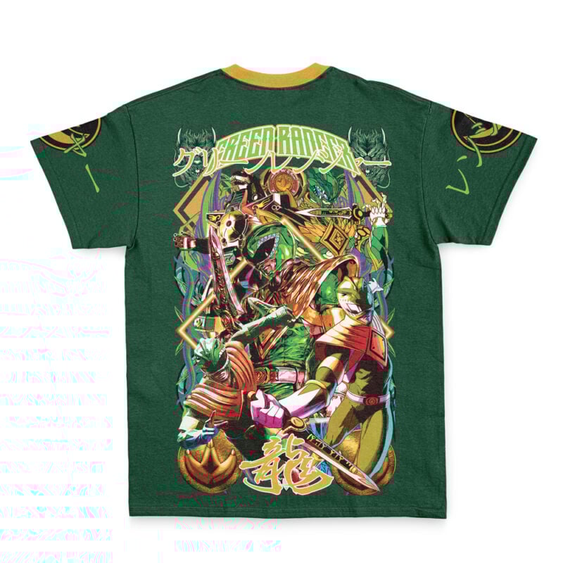 Green Ranger Mighty Morphin Power Rangers Streetwear T-Shirt