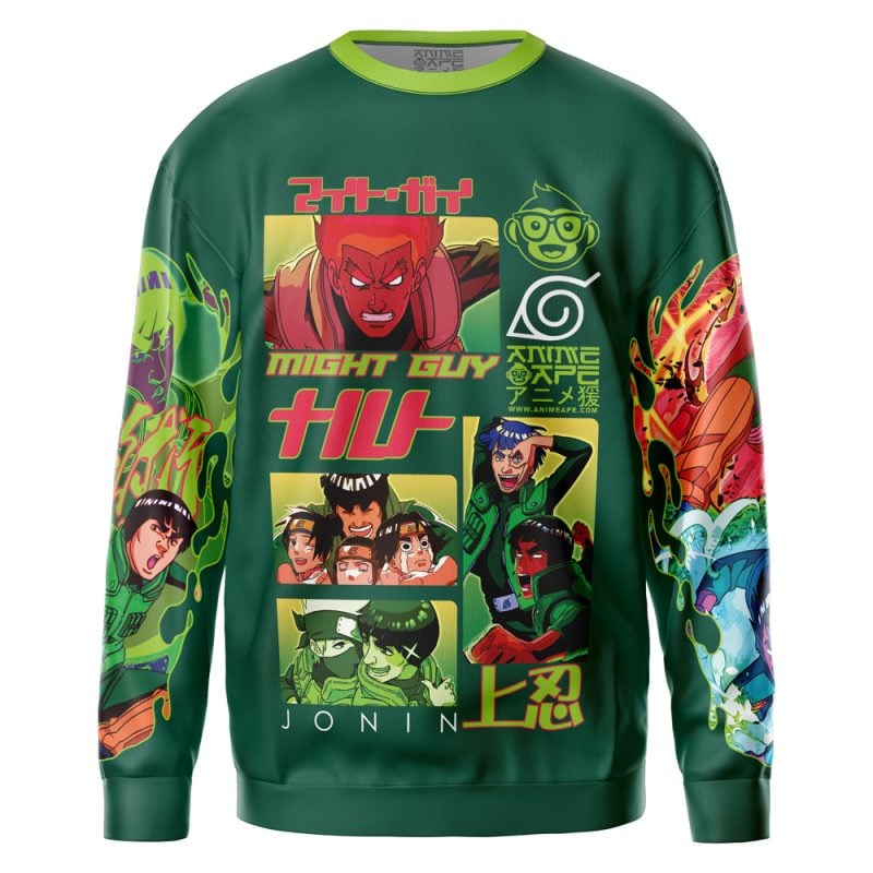 Might Guy Shippuden Streetwear Sweatshirt - Image 2