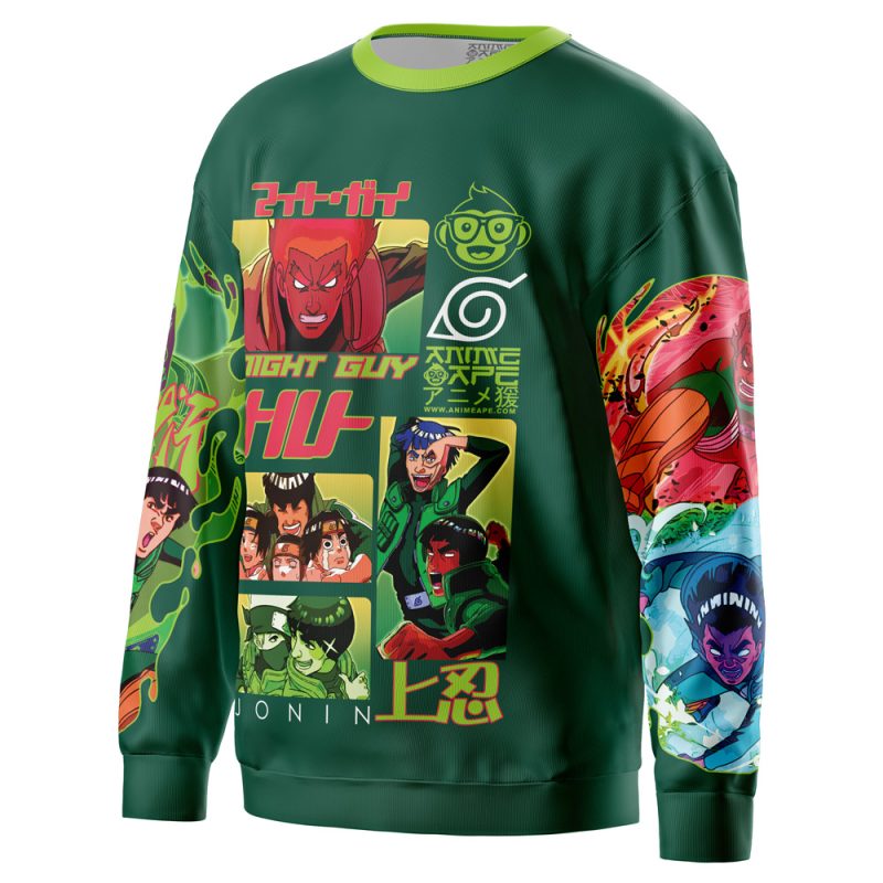 Might Guy Shippuden Streetwear Sweatshirt - Image 3