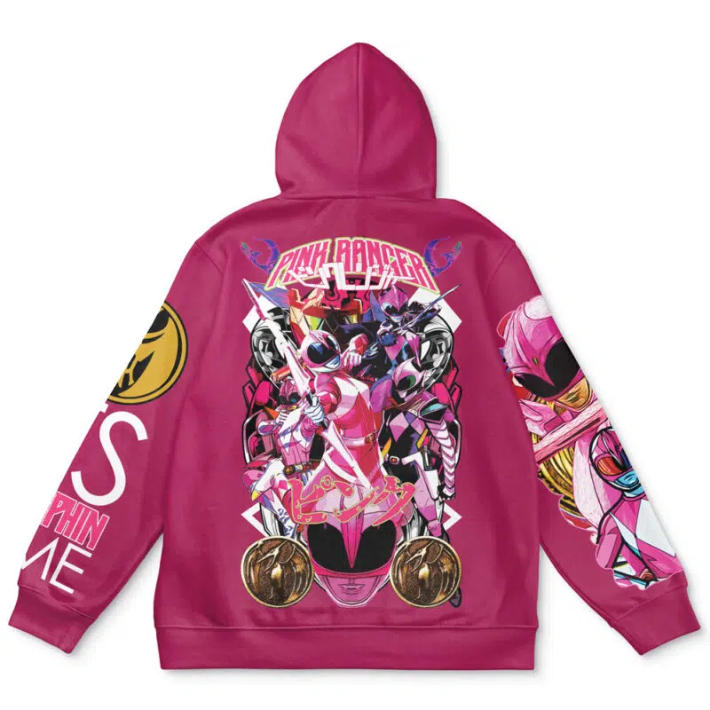 Pink Ranger Mighty Morphin Power Rangers Streetwear Hoodie