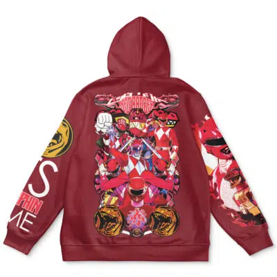 Red Ranger Mighty Morphin Power Rangers Streetwear Hoodie