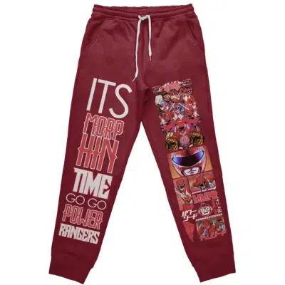 Red Ranger Mighty Morphin Power Rangers Streetwear Sweatpants
