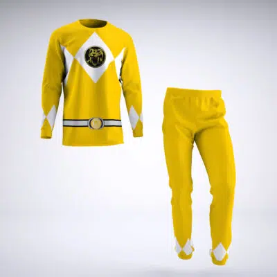 Yellow Ranger Mighty Morphin Power Rangers Pajamas