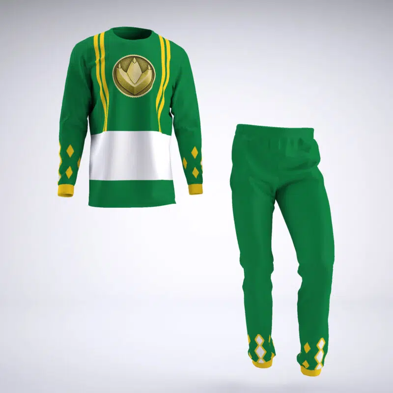 Green Ranger Ninjetti Mighty Morphin Power Rangers Pajamas