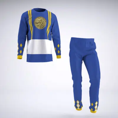 Blue Ranger Ninjetti Mighty Morphin Power Rangers Pajamas