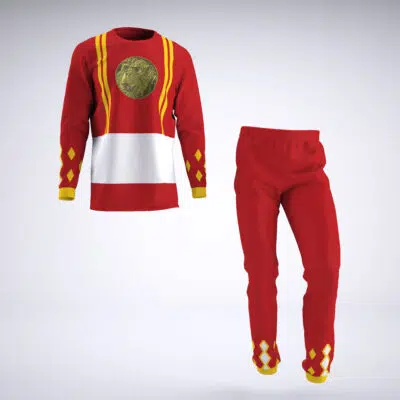 Red Ranger Ninjetti Mighty Morphin Power Rangers Pajamas
