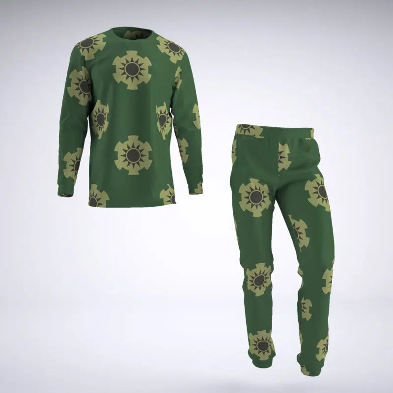 Zoro Wano Pattern One Piece Pajamas