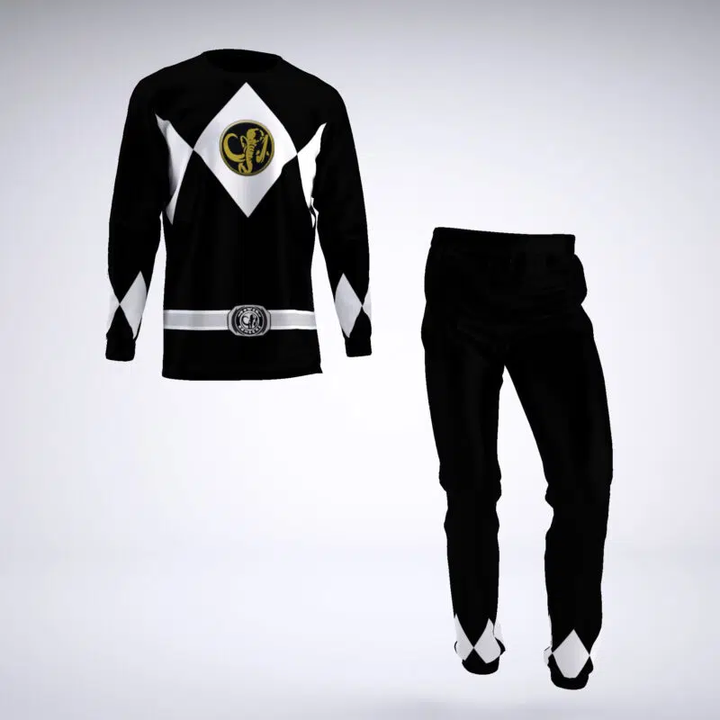 Black Ranger Mighty Morphin Power Rangers Pajamas