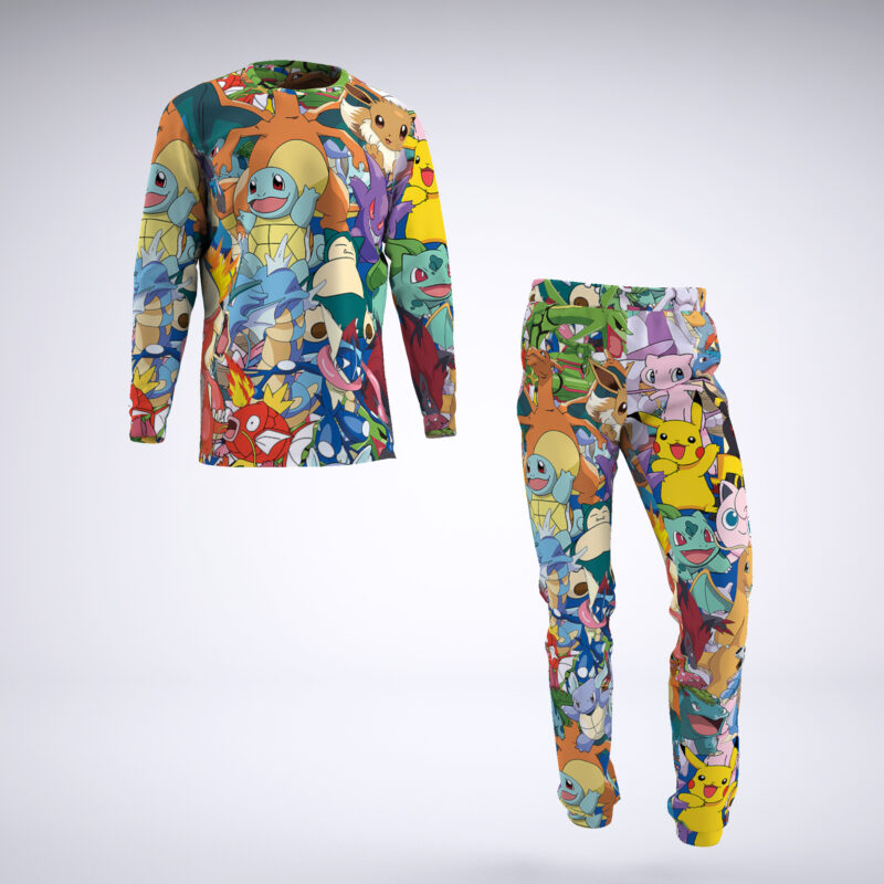 All Pokemon Pattern Pajamas