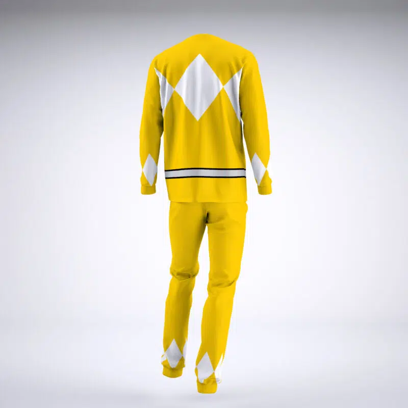 Yellow Ranger Mighty Morphin Power Rangers Pajamas - Image 3
