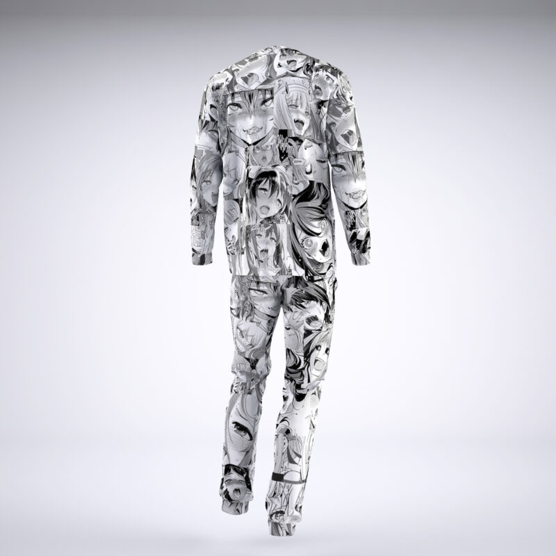 Ahegao Pattern Pajamas - Image 3
