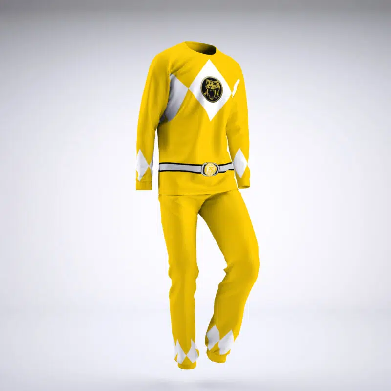 Yellow Ranger Mighty Morphin Power Rangers Pajamas - Image 2