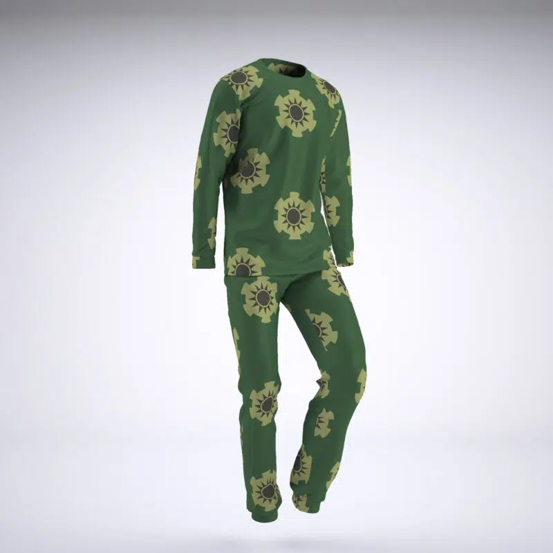 Zoro Wano Pattern One Piece Pajamas - Image 4