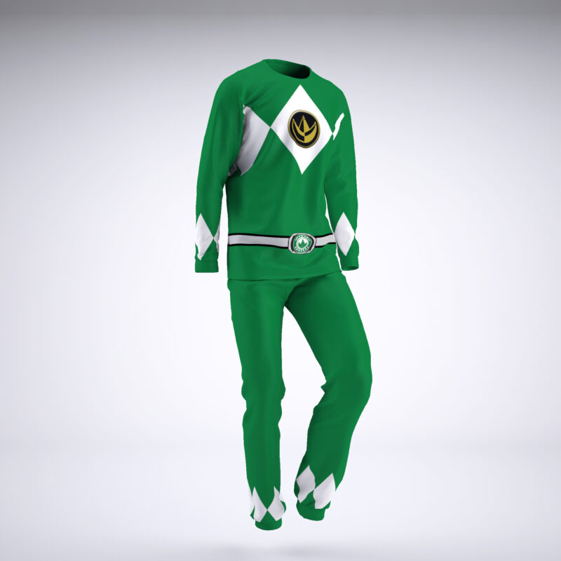 Green Ranger Mighty Morphin Power Rangers Pajamas - Image 2