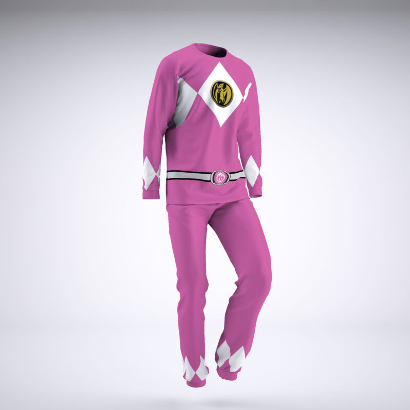 Pink Ranger Mighty Morphin Power Rangers Pajamas - Image 2