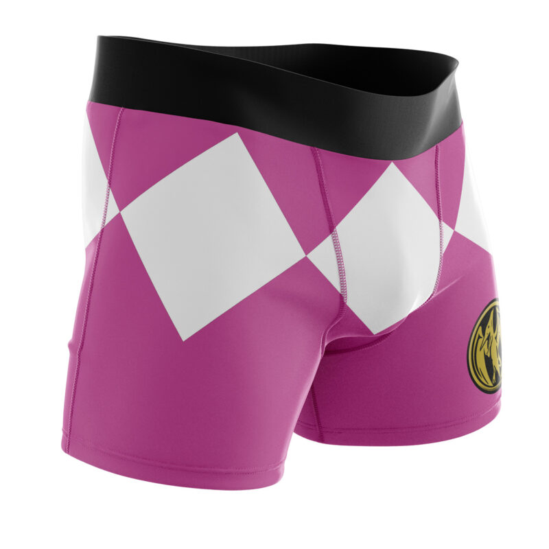 Pink Ranger Mighty Morphin Power Rangers Boxer Briefs Men's Underwear - Image 3