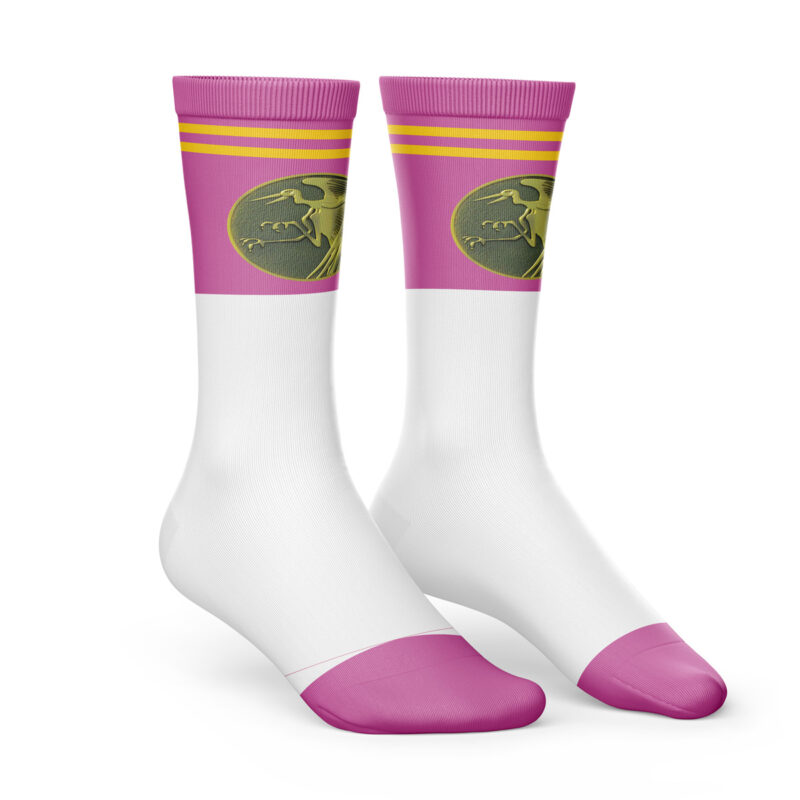 Pink Ranger Ninjetti  Rangers Socks - Image 3