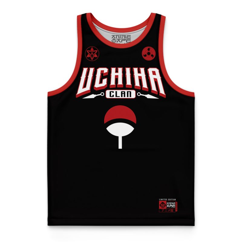 Uchicha Clan Shippuden Basketball Jersey - Image 3