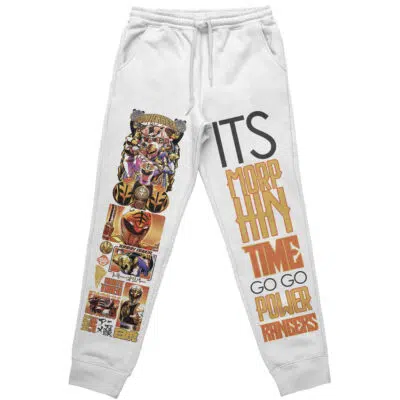 White Ranger V2 Mighty Morphin Power Rangers Streetwear Sweatpants