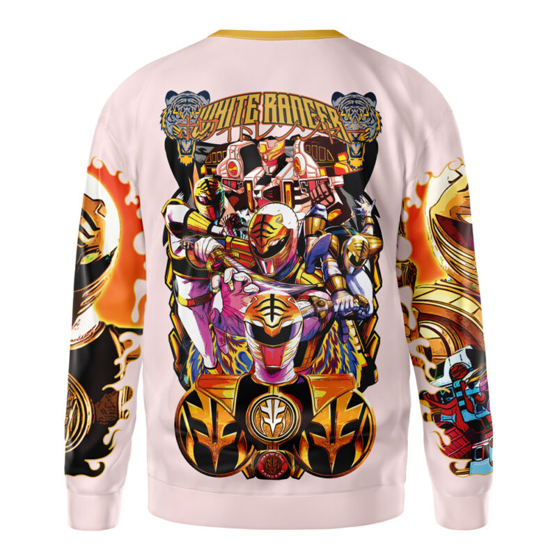 White Ranger Mighty Morphin Power Rangers Streetwear Sweatshirt
