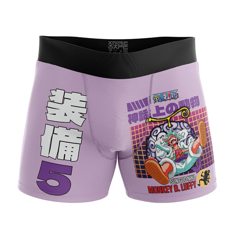 5th Gear Luffy One Piece Boxer Briefs Men's Underwear