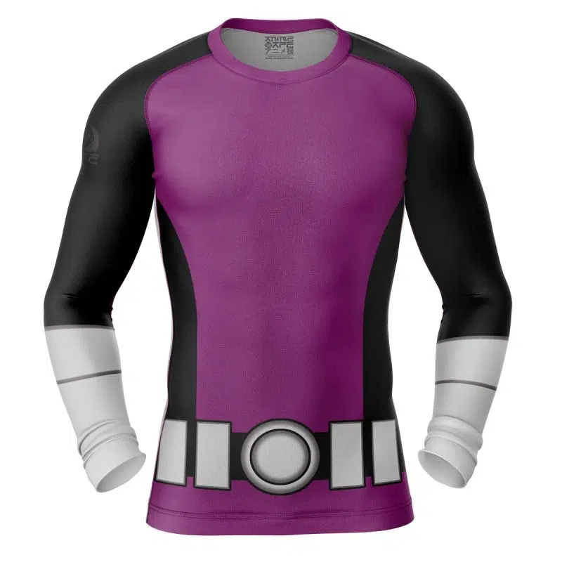 Beast DC Comics Long Sleeve Rash Guard Compression