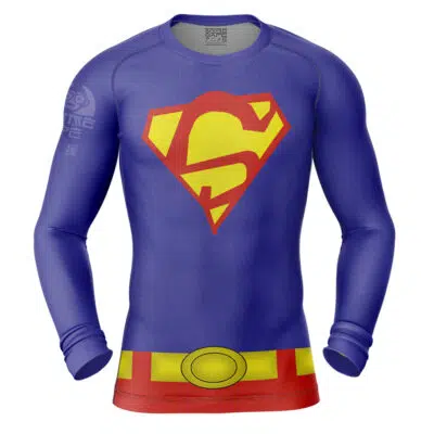 Bizzaro DC Comics Long Sleeve Rash Guard Compression