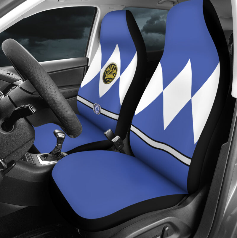 Blue Ranger Mighty Morphin Power Rangers Car Seat Covers - Image 3