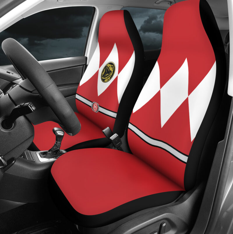 Red Ranger Mighty Morphin Power Rangers Car Seat Covers - Image 3