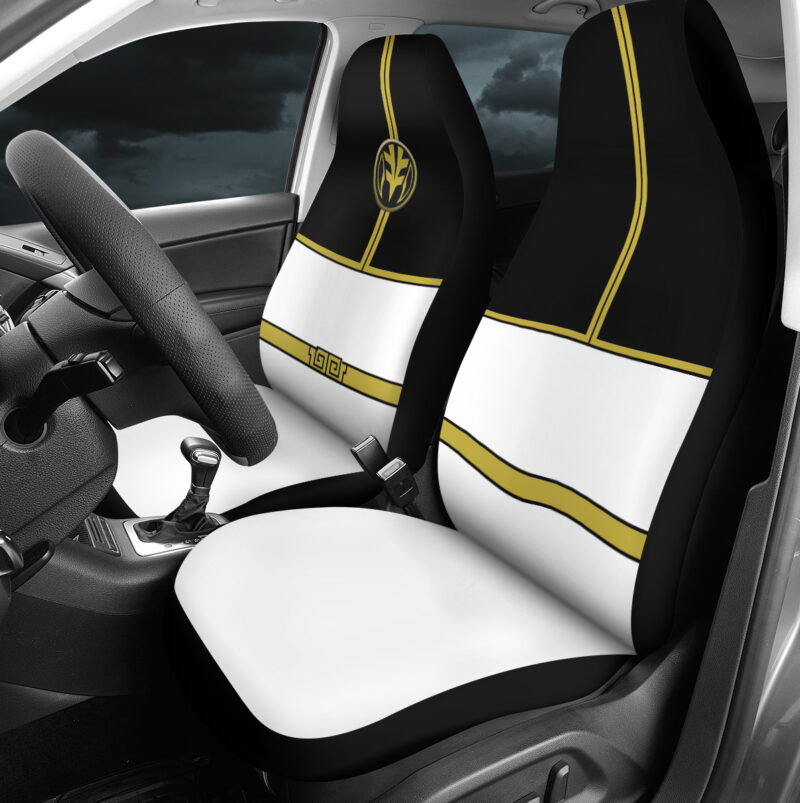 White Ranger Mighty Morphin Power Rangers Car Seat Covers - Image 3