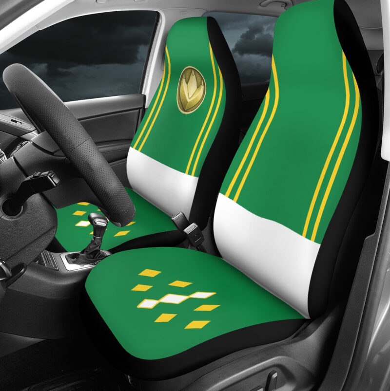 Green Ranger Ninjetti  Rangers Car Seat Covers - Image 3