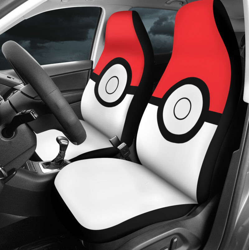 Pokeball Pokemon Car Seat Covers - Image 3