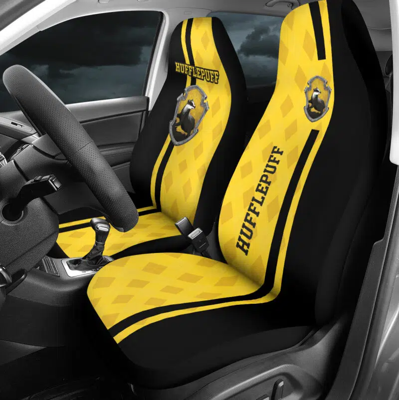 Hufflepuff Harry Potter Car Seat Covers - Image 3