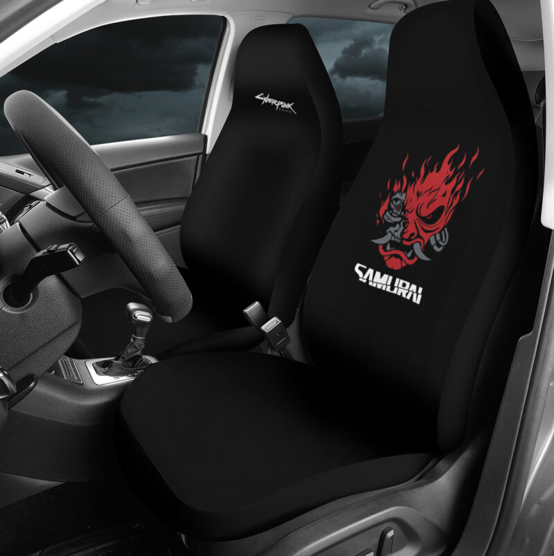 Johnny Silverhand Cyberpunk Car Seat Covers - Image 3
