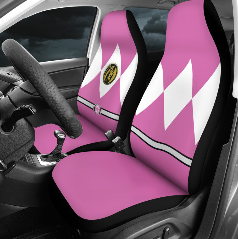 Pink Ranger Mighty Morphin Power Rangers Car Seat Covers - Image 3