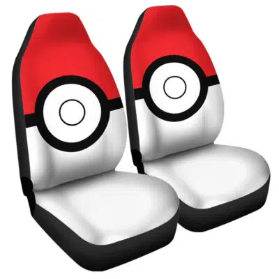 Pokeball Pokemon Car Seat Covers