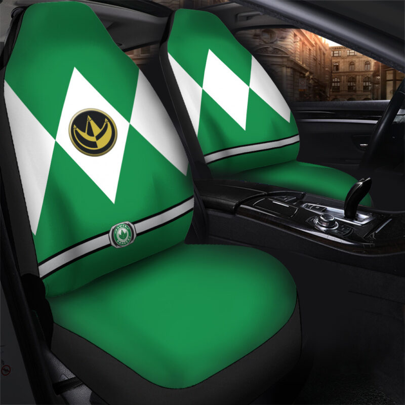 Green Ranger Mighty Morphin Power Rangers Car Seat Covers - Image 2