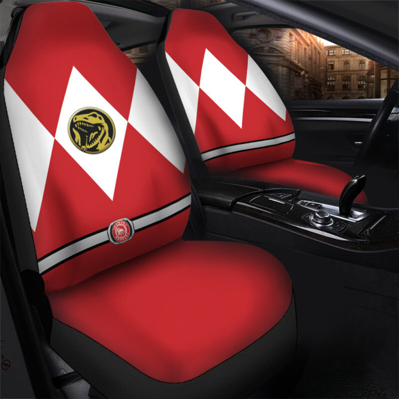 Red Ranger Mighty Morphin Power Rangers Car Seat Covers - Image 2