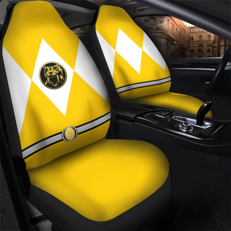 Yellow Ranger Mighty Morphin Power Rangers Car Seat Covers - Image 2